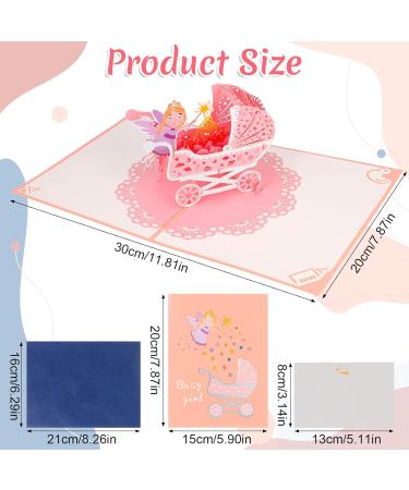 Auxsooul 3D Pop-Up Baby Cards | Unique Handmade Greetings for Newborn Boys | Perfect Birth & Birthday Congratulations - Buy Online on GoSupps.com