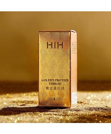 KELOC 2 Pcs Golden Face Nourishing Protein Peptide Silk Line Collagen 20 Pieces Moisturizing Reduces Pores Skin Care Beauty Lightens Facial Essence 2 Pcs Protein Line Individual Box - Buy Online on GoSupps.com