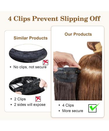 Tess Invisible Wire Hair Extensions Wire in Hair Extension Hair Extensions with Transparent Headband Adjustable - Buy Online on GoSupps.com