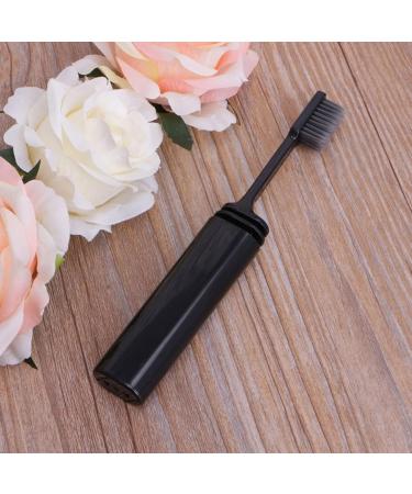 DIGJOBK Foldable Travel Toothbrush Holder - Outdoor Camping Oral Care (Black) - Buy Online on GoSupps.com