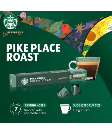 Starbucks - Caf Pike Place Roast Lungo - Bo te 10 capsules 53 gr - Buy Online on GoSupps.com
