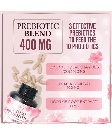 Vaginal Probiotics 50 Billion CFU - 10 Unique Strains With Cranberry & D Mannose - Vaginal PH Flora Feminine Health Balance Support - Women Health Probiotic Supplement Bottled in USA - 60 Capsules 60 Count (Pack of 1) - Buy Online on GoSupps.com