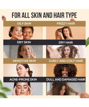 Organic Argan Oil for Hair Face & Skin | Unisex TSA Approved | Perfect for Travel & Gifts - Buy Online on GoSupps.com