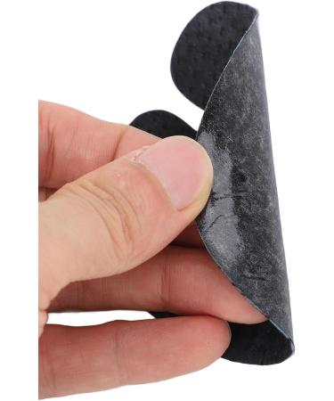 Premium Leather Flip Flops with Self-Adhesive Forefoot Pad - Prevent Skin Abrasion & Enhance Comfort (Black) | International Shipping Available - Buy Online on GoSupps.com