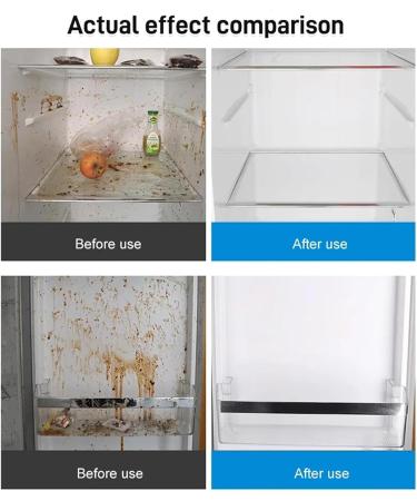 Multifunctional Large Capacity Refrigerator Cleaner Refrigerator Cleaning Spray Strong Cleaner for Inside Fridge All Purpose Cleaner (3PCS) - Buy Online on GoSupps.com