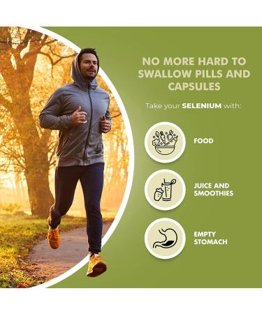 Selenium 200mcg Liquid Drops Supplement - Yeast-Free Herbal Formula with Trace Minerals - 1.0 oz Bottle - Buy Online on GoSupps.com