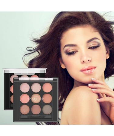 9-Color Eyeshadow Palette Neutral Eyeshadow Palette Earth Tones Neutral Eyeshadows Highly Pigmented Waterproof Nude Eye Shadow Makeup Palette Greatideal 02# - Buy Online on GoSupps.com
