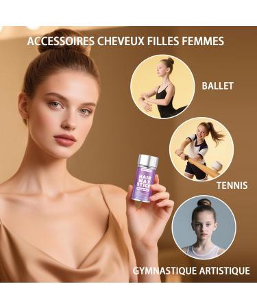 B ton de cire pour cheveux et brosse cheveux pour lisser les m ches rebelles les frisottis la queue de cheval lisse le chignon accessoires de coiffure pour les filles les enfants. 4 Pi ces (Rose) - Buy Online on GoSupps.com