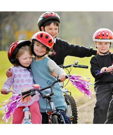 Girls Bike Bell and Streamers - Flower Design Bell with 2 Pack Streamers for Children's Bicycle Accessories - Buy Online on GoSupps.com