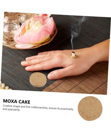 Healeeved 25-Piece Moxa Cake Pack | Portable Chinese Moxa for Home Health | Round Mugwort Wormwood Accessory - Buy Online on GoSupps.com