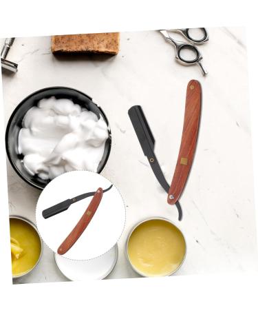 Minkissy Men's Cutlery Holder & Safe Hand Razor - Metal Eyebrow Trimmer & Bamboo Razor for Precision Grooming - Buy Online on GoSupps.com