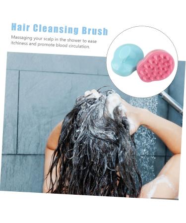 Shop TOVINANNA 2-Piece Massage Shampoo Brush - Silicone Scalp Massager & Hair Washing Comb for Ultimate Relaxation - Buy Online on GoSupps.com