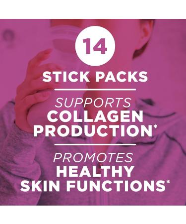 AdvoCare Glow Collagen Dietary Supplement - Marine Collagen Supplement for Nail Skin & Hair Care - Includes Vitamins C D & E - 14 Stick Packs - Buy Online on GoSupps.com