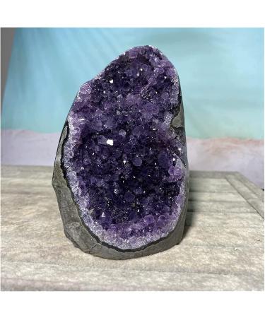 Amethyst Rough Stone Natural Amethyst Agate Quartz Crystal Cluster Stones Specimen Home Crafts Decoration Gift Geode - Buy Online on GoSupps.com