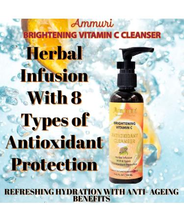 Vitamin C Cleanser for Face with Hyaluronic Acid Cleansing Facial Wash Cleanser Powerful Antioxidant Reduce Dark Spots & Skin Brightening Fine Lines & Wrinkles Face Cleanser for Acne Prone Skin - Buy Online on GoSupps.com