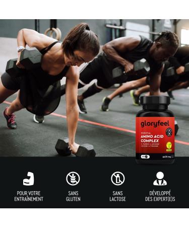 Complexe d'Acides Amin s Hautement Dos - 270 Comprim s avec 12 Acides Amin s (6470 mg) par jour - EAA Amino 8 + L Arginine L Carnitine Taurine & Glycine - V gane et Sans Additifs - Buy Online on GoSupps.com