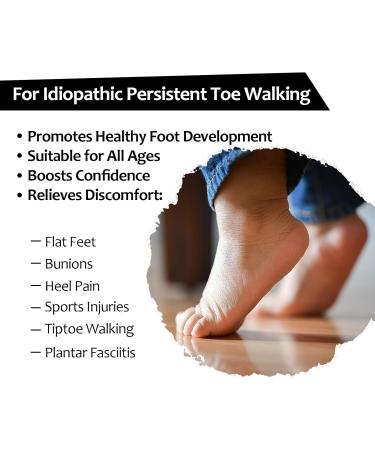 Kids Carbon Fiber Insoles for Tip Toe Walking | Rigid Shoe Inserts for Healthy Habits | Plantar Fasciitis Relief | Size 12 Little Kid (182mm - Buy Online on GoSupps.com