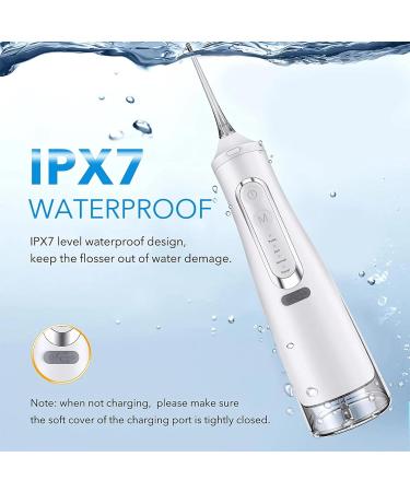 Water Flosser - 310ml Tank 4 Nozzle Tips 4 Pressure Settings USB Rechargeable | Best Oral Care Tool - Buy Online on GoSupps.com