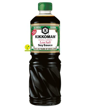 Kikkoman Less Salt Soy Sauce Allergen Free 975 ml Soy suce 975 ml - Buy Online on GoSupps.com
