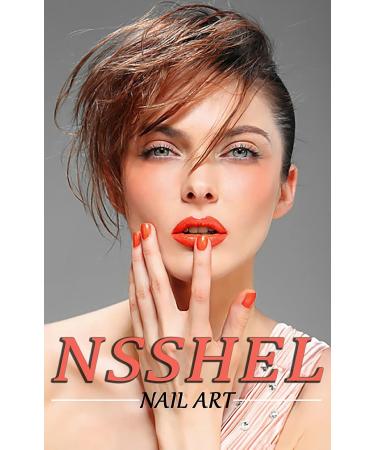 24Pcs Colorful Flower Square Press on Nails - Cute Floral Designs, Reusable Artificial Nails - Style 10 - Buy Online on GoSupps.com