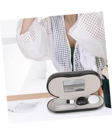Solustre Multi-Purpose Glasses Case & Organizer | 2-in-1 Contact Lens & Schnapps Glass Storage Solution - Buy Online on GoSupps.com