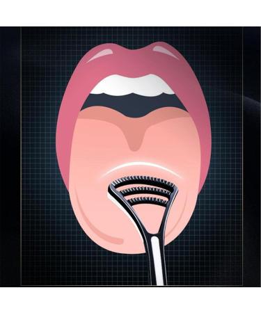 Intoximt Tongue Brush Set - 5 Ergonomic Food-Grade Cleaners for Bad Breath & Oral Hygiene - Buy Online on GoSupps.com