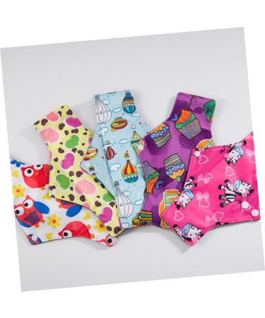 5pcs Reusable Menstrual Pads Set | Washable Mama Cloth Period Feminine Pads - Buy Online on GoSupps.com