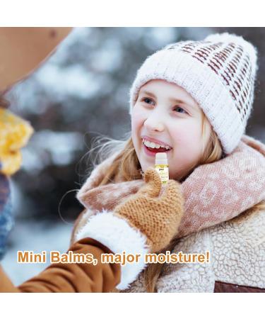 DMSKY 40 Pack Mini Lip Balm Natural Lip Balm Bulk with Vitamin E and Coconut Oil Moisturizing Lip Balms for Dry Cracked lips - 10 Flavors 40 Count - Buy Online on GoSupps.com