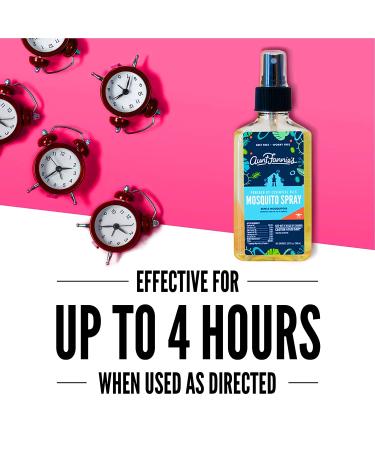 Aunt Fannie's Mosquito Spray - Travel Friendly 3.38 fl oz (100 ml) | Natural Insect Repellent - Buy Online on GoSupps.com