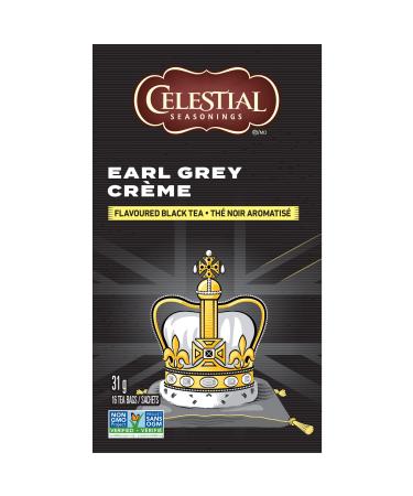 Celestial Seasonings Earl Grey Cr me Black Tea Contains Caffeine 16 Count (Pack of 6)