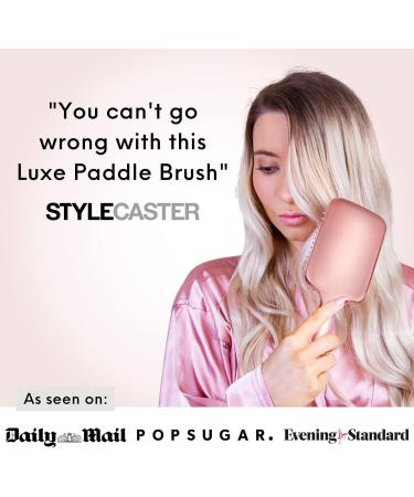 Paddle Hair Brush for Detangling, Blowdrying, and Straightening - Lily England Gel Handle Hairbrush for Women and Kids - Ideal for All Hair Types (Rose Gold) - Buy Online on GoSupps.com