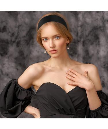 Shop Wllhyf Satin Stirring Tapes - 2 Pack Slipproof Fashionable Headbands for Women & Girls | Black & Pink DIY Hair Jewelry for Halloween & Christmas - Buy Online on GoSupps.com