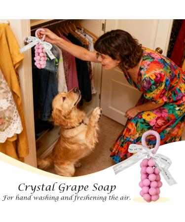  Opilroyn Grape soap 220g handmade aromatherapy grape bath skin cleanser body wash foot wash hand wash for women and men - Buy Online on GoSupps.com