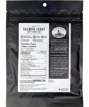 Hardy Buoys Canadian Salmon Jerky Original Zero Preservatives 60g - Buy Online on GoSupps.com
