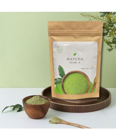 Bohyang Garden Matcha Powder 100g Premium South Korean Green Tea | Finely Ground and Rich in Tradition | For Lattes Smoothies Baking and Self-Care Rituals | Powder - Buy Online on GoSupps.com