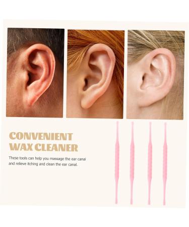 HAPINARY 12pcs Plastic Ear Wax Remover Earwax Cleaner Tool Spiral Ear Wax Remover Cleaner No Harmful Substances Easy to Carry Random Color - Buy Online on GoSupps.com