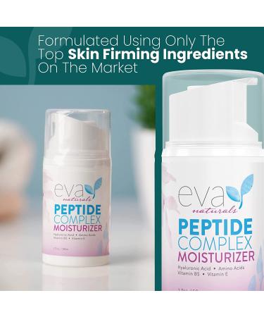 Eva Naturals Collagen Face Moisturizer Peptide - Anti-Wrinkle Hydrating Cream for Smoother Skin | 1.7Oz - Buy Online on GoSupps.com