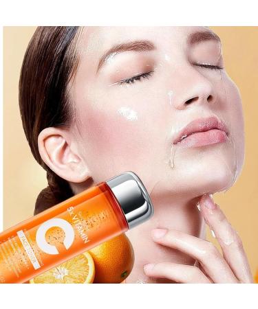  Nuvilo Vitamin C Toner with Hyaluronic Acid Facial Toner for Brightening Moisturizing and Antioxidant Pore-Minimizing Toner for Glowing Skin 130ml (6 Pack) - Buy Online on GoSupps.com