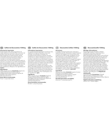 Glucosamine Sulphate 1500mg Tablets | 360 Total Up to 1 Year Supply | Manufactured in The UK - Buy Online on GoSupps.com