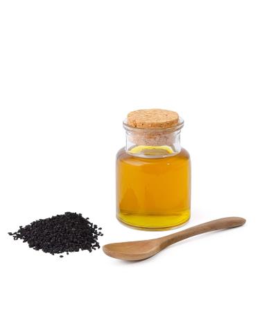 Herbal Land Black Cumin Oil for Horses Dogs & Cats - 100% Pure Cold-Pressed - 2 Liters (2x1L Dosing Bottle) - German Premium Quality - Buy Online on GoSupps.com