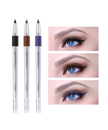 Mimore Professional Soft Waterproof Automatic Eyeliner - Saddle Brown | Long-Lasting Makeup for All-Day Wear - Buy Online on GoSupps.com