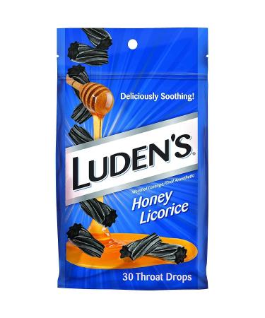 Luden's Honey Licorice Menthol Lozenge - 30 CT