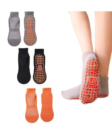 ZUICC 3Pairs VFlex Acupressure Health Socks AFIZ Tourmaline Slimming Health Sock Tourmaline Acupressure Self-Heating Shaping Socks Foot Massage Thermotherapeutic Sock Acupressure Health Socks