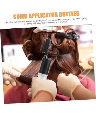 Hair Dye Bottle Root Comb Applicator Bottle for Hair Oil Cooling Racks for Baking Comb Bottle Hair Dye Applicator Combs Hair Coloring Applicator Brush Hair Comb Plastic Lecythus - Buy Online on GoSupps.com