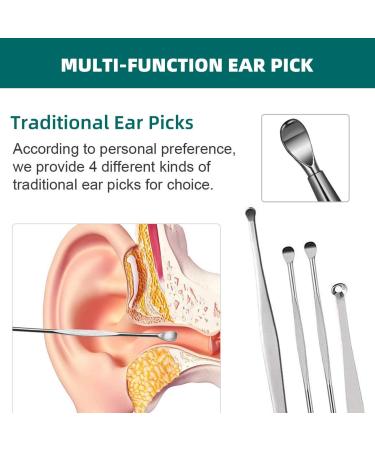 Ear Wax Removal Kit - One-Piece Design for Adults and Kids - White - Buy Online on GoSupps.com