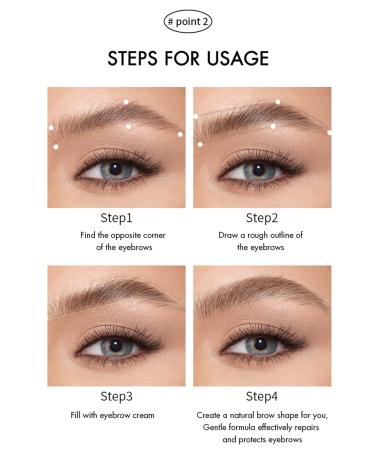 2 Pack Double-Headed Eyebrow Soap Fix Balm with Brush - Long Lasting 3D Stereotyped Eyebrow Styling Wax - Buildable Pencil Included - Buy Online on GoSupps.com