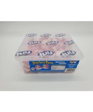 Strawberry Kisses FINI Gummy Jellies Soft and Chewy Gummy sweets 1kg By Limitless Essentials - Buy Online on GoSupps.com