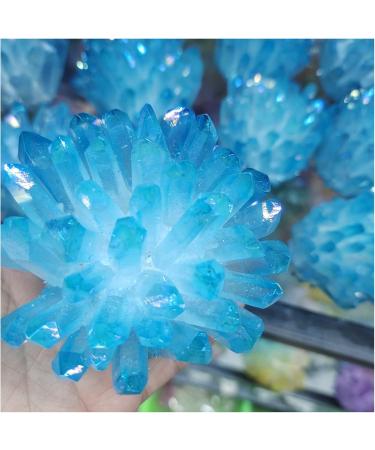 Crystals 1pc Rare Beautiful Ky Blue Phantom Quartz Crystal Cluster Ore Sample Cured Home Office Decoration Gift Stone Collection (Size : 400-450g) - Buy Online on GoSupps.com