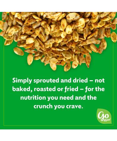 Go Raw Organic Sprouted Chili Lime Snacking Seeds - 4 oz 6 Pack | Keto Kosher Pumpkin & Sunflower Seeds - Buy Online on GoSupps.com