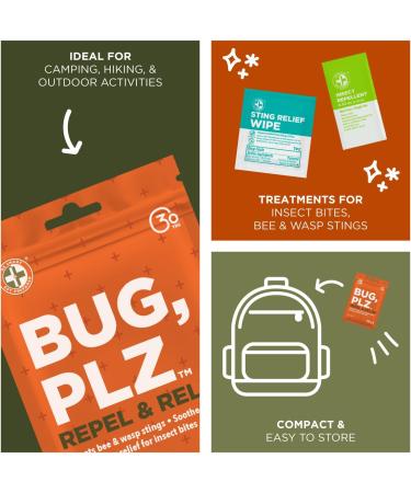 Be Smart Get Prepared Bug Repel & Relief Kit - 12 Pieces for Camping Hiking & Travel - Compact & Portable Outdoor Essential - Buy Online on GoSupps.com